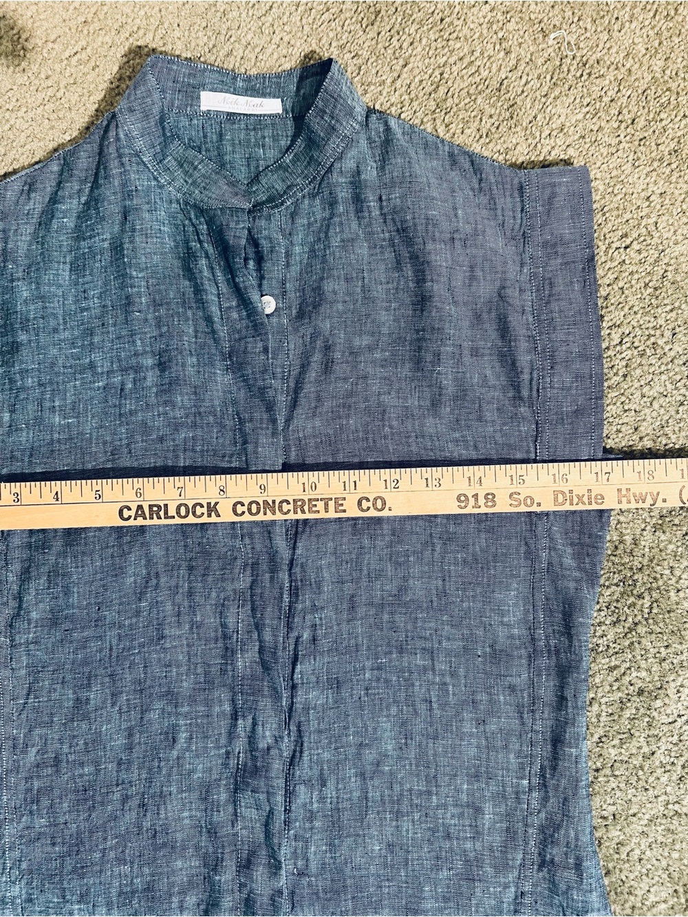 PRICE DROP Italian 100% Linen Top - Picture 8 of 9